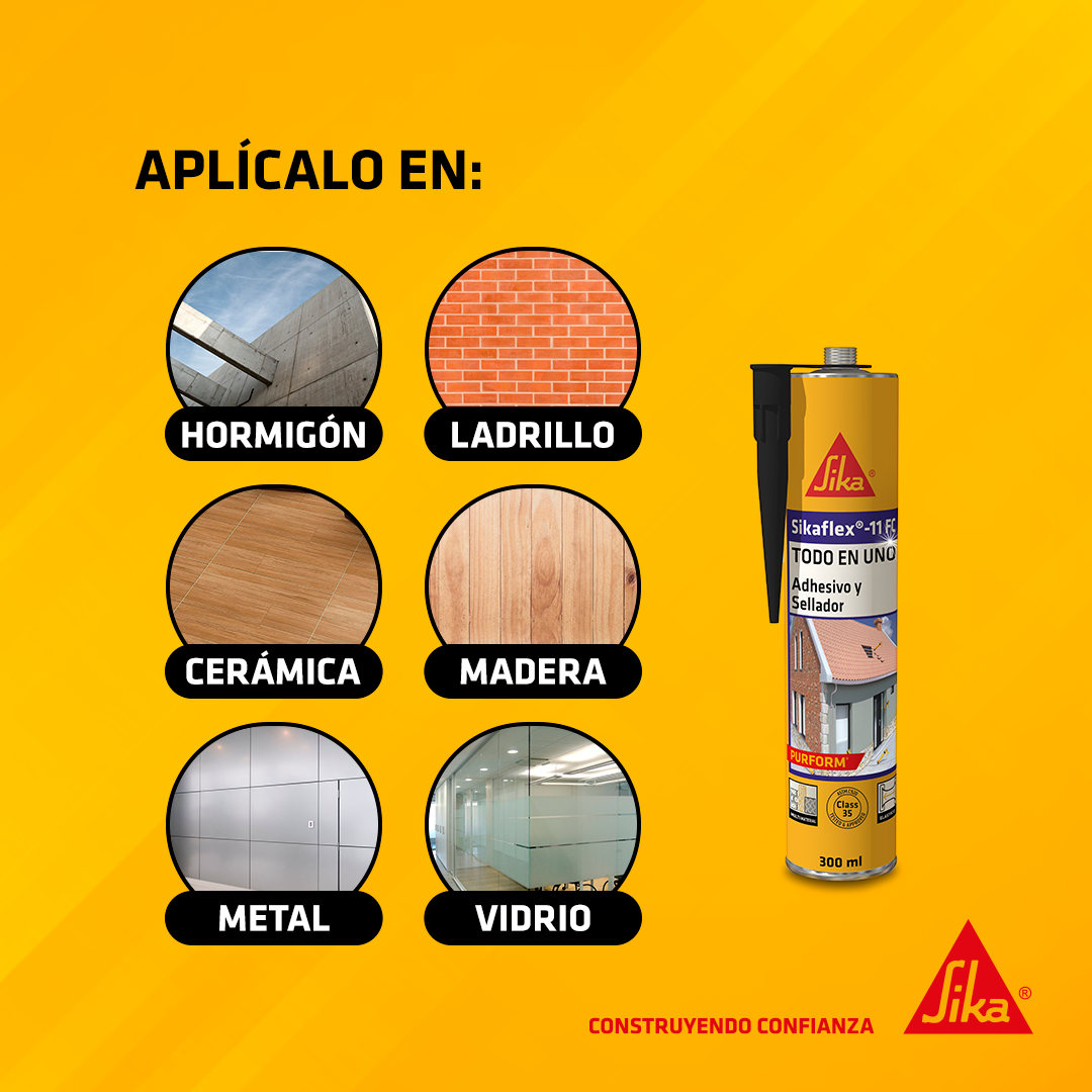 Sikaflex 11FC Purform Negro 300 ml